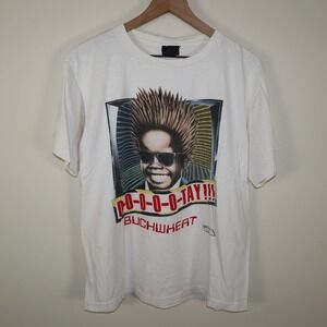 Vintage Buckwheat Little Rascals Max Headroom Parody Shirt Large 21x26
